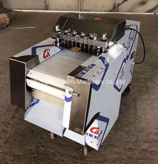 Preço de fábrica Máquina de corte de carne de aves em aço inoxidável Máquina de corte de cubos de frango Máquina de corte de cubos de carne bovina